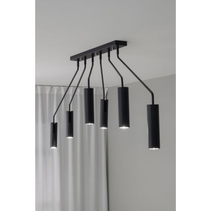 Markslöjd 108508 - Foco RAMUS 6xGU10/25W/230V preto