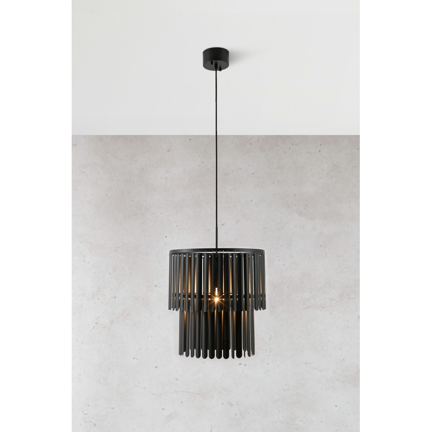 Markslöjd 108581 - Candelabro suspenso VIENTO 1xE27/40W/230V preto
