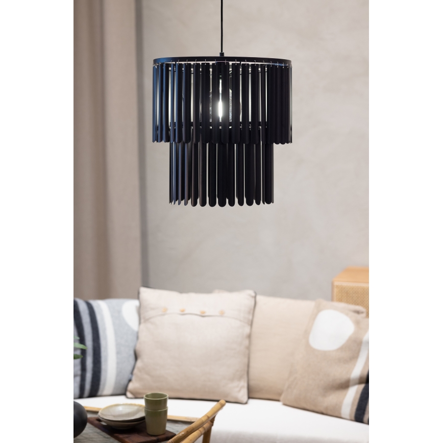 Markslöjd 108581 - Candelabro suspenso VIENTO 1xE27/40W/230V preto