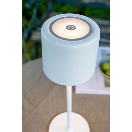 Markslöjd 108658 - Candeeiro recarregável com regulação de intensidade FILO LED/2W/5V IP44 30 cm branco