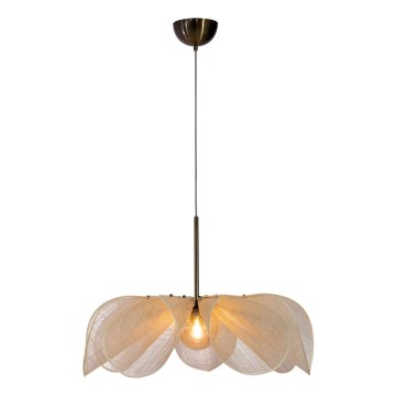 Markslöjd 108661 - Candeeiro suspenso STYRKA 1xE27/40W/230V diâmetro 75 cm bege