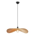 Markslöjd 108677 - Candeeiro suspenso RAYO 1xE27/40W/230V bege/bambu