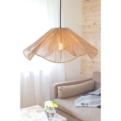 Markslöjd 108681 - Candeeiro suspenso NAMI 1xE27/40W/230V castanho