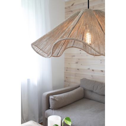 Markslöjd 108681 - Candeeiro suspenso NAMI 1xE27/40W/230V castanho