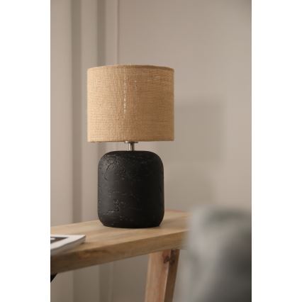 Markslöjd 108683 - Candeeiro de mesa MONTAGNA 1xE14/40W/230V 32 cm bege/preto