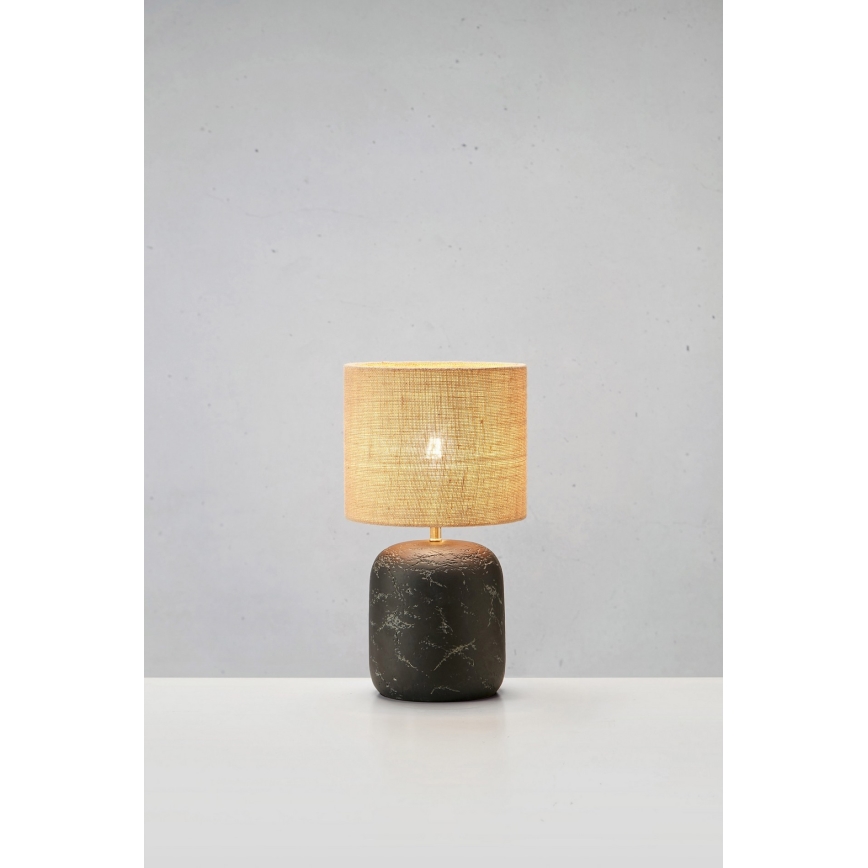 Markslöjd 108683 - Candeeiro de mesa MONTAGNA 1xE14/40W/230V 32 cm bege/preto