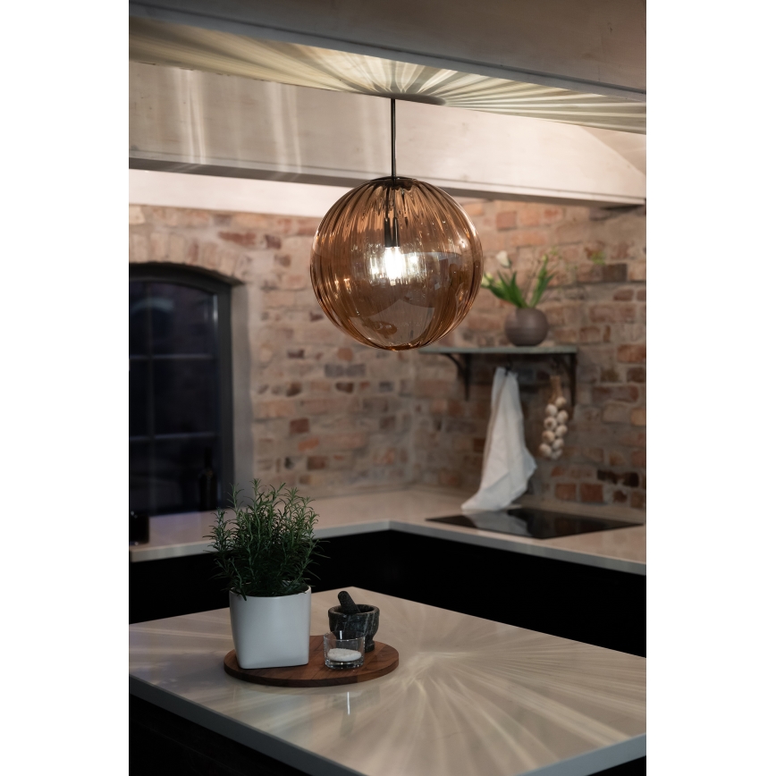 Markslöjd 108763 - Candeeiro suspenso FENGARI 1xE14/40W/230V bege