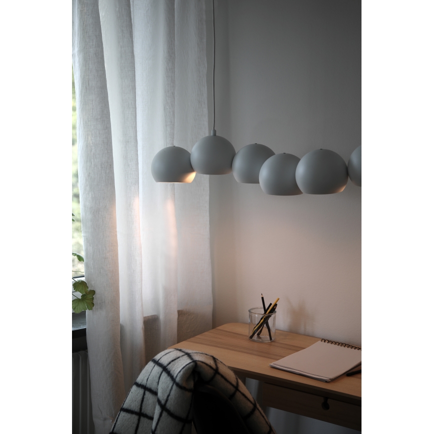 Markslöjd 108859 - Candeeiro suspenso CUPOLO 7xE14/40W/230V branco