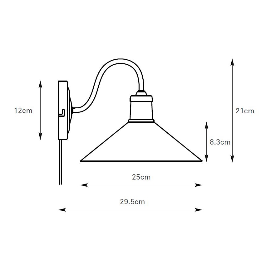 Markslöjd 108865 - Candeeiro de parede VELA 1xE27/40W/230V latão/branco