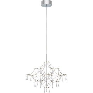 Markslöjd 108869 - Lustre de cristal LED regulável num fio EFESOS LED/14W/230V diâmetro 60 cm