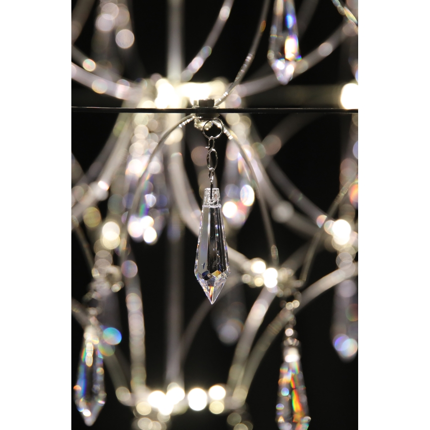 Markslöjd 108869 - Lustre de cristal LED regulável num fio EFESOS LED/14W/230V diâmetro 60 cm