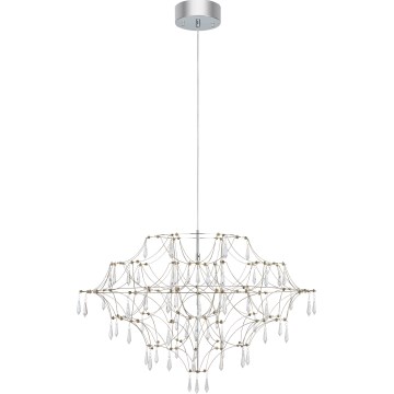 Markslöjd 108870 - Lustre de cristal LED regulável num fio EFESOS LED/25W/230V diâmetro 80 cm