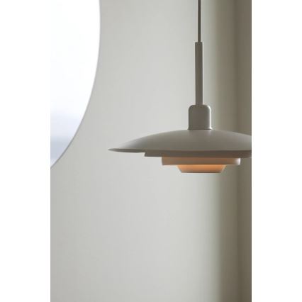 Markslöjd 108874 - Candeeiro suspenso em cabo PINY 1xE27/60W/230V Ø 35 cm, branco