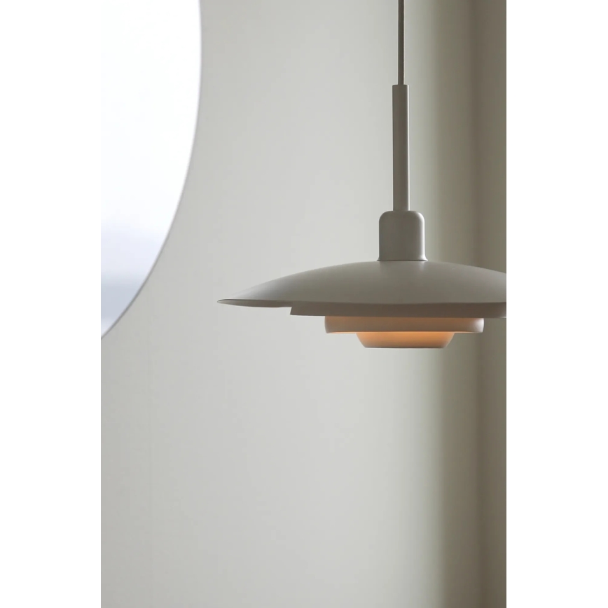 Markslöjd 108874 - Candeeiro suspenso em cabo PINY 1xE27/60W/230V Ø 35 cm, branco