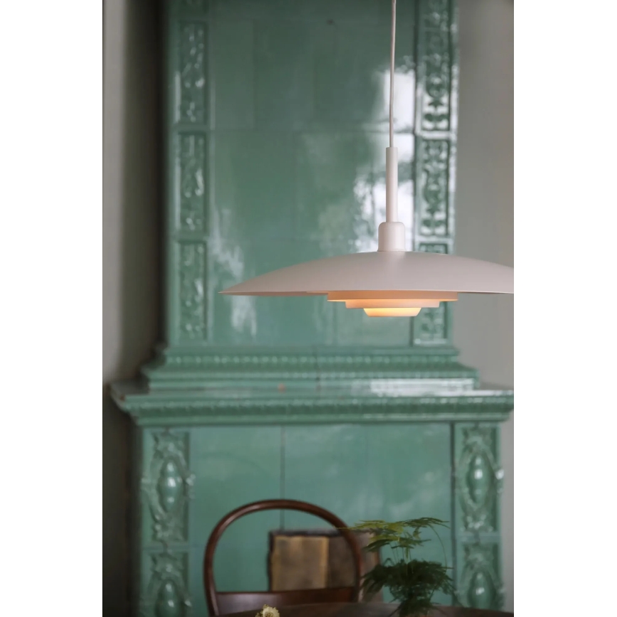 Markslöjd 108876 - Lustre suspenso PINY 1xE27/60W/230V Ø 57 cm branco
