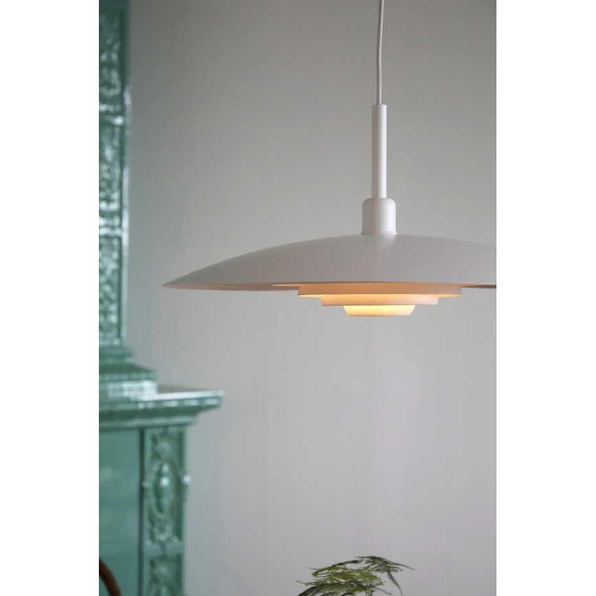 Markslöjd 108876 - Lustre suspenso PINY 1xE27/60W/230V Ø 57 cm branco