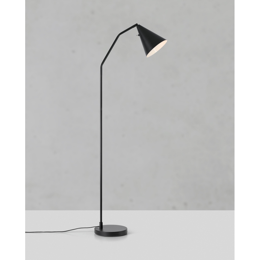 Markslöjd 108889 - Candeeiro de pé LED dimável FUNIL LED/4,9W/230V CRI 90 preto