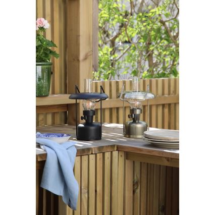 Markslöjd 108893 - Lâmpada de mesa LED regulável recarregável para exterior FANOS LED/2,5W/3,7V 4000 mAh IP44 preta