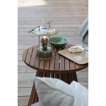 Markslöjd 108894 - Candeeiro de mesa exterior recarregável LED dimerizável FANOS LED/2,5W/3,7V 4000 mAh IP44 latão