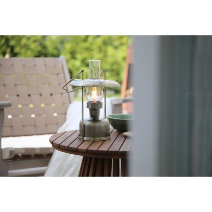 Markslöjd 108894 - Candeeiro de mesa exterior recarregável LED dimerizável FANOS LED/2,5W/3,7V 4000 mAh IP44 latão