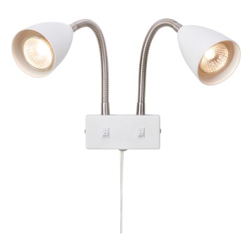 Markslöjd 108900 - Aplique de parede com 2 focos CIRO 2xGU10/7W/230V branco