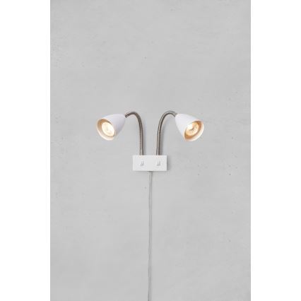 Markslöjd 108900 - Aplique de parede com 2 focos CIRO 2xGU10/7W/230V branco