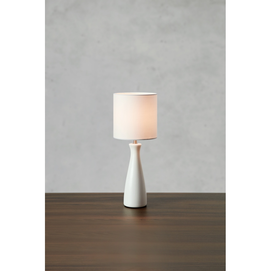 Markslöjd 108904 - Candeeiro de mesa BIRILLO 1xE14/60W/230V branco