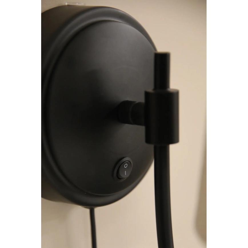 Markslöjd 108907 - Aplique de parede AMAR 1xE14/40W/230V bege/preto