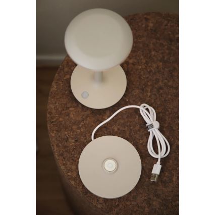 Markslöjd 108917 - Candeeiro de mesa LED para exterior regulável PETIT LED/2W/1800 mAh 2200/2700/3000K IP44 cinzento