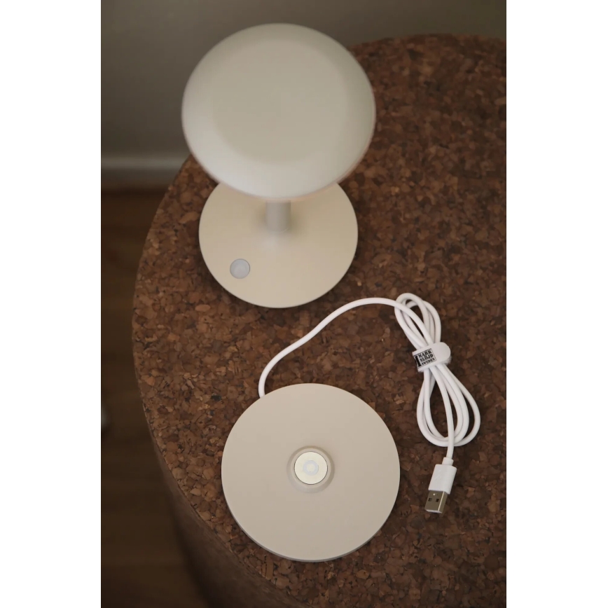 Markslöjd 108917 - Candeeiro de mesa LED para exterior regulável PETIT LED/2W/1800 mAh 2200/2700/3000K IP44 cinzento