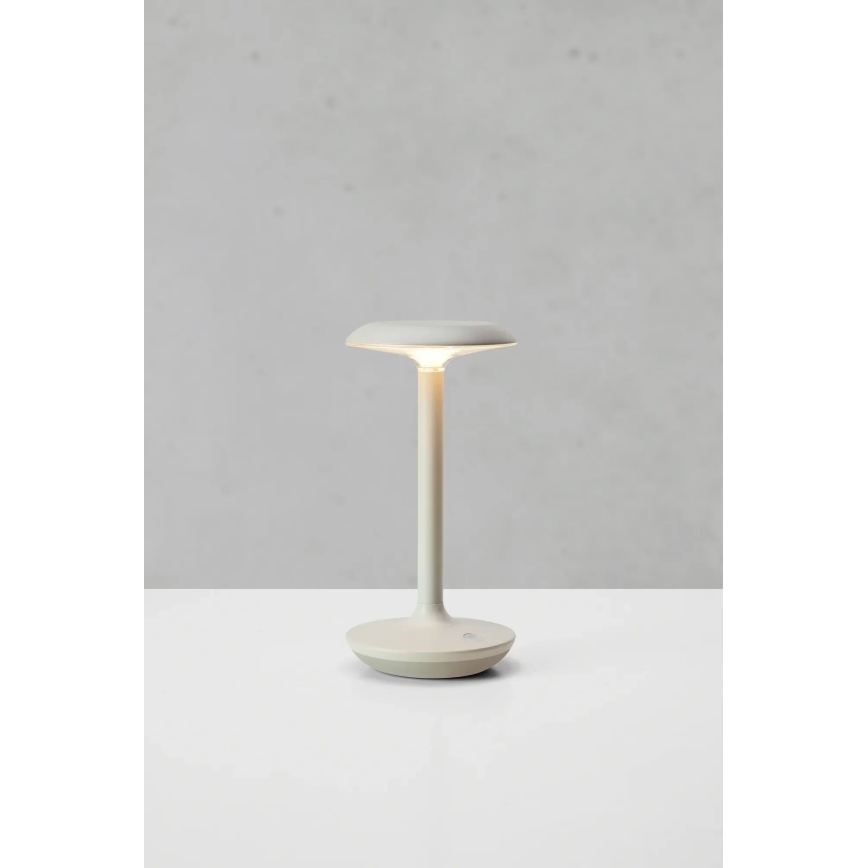 Markslöjd 108917 - Candeeiro de mesa LED para exterior regulável PETIT LED/2W/1800 mAh 2200/2700/3000K IP44 cinzento