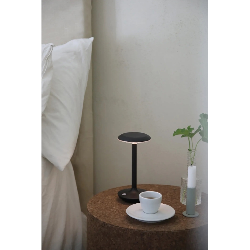 Markslöjd 108918 - Candeeiro de mesa LED para exterior regulável PETIT LED/2W/1800 mAh 2200/2700/3000K IP44 preto