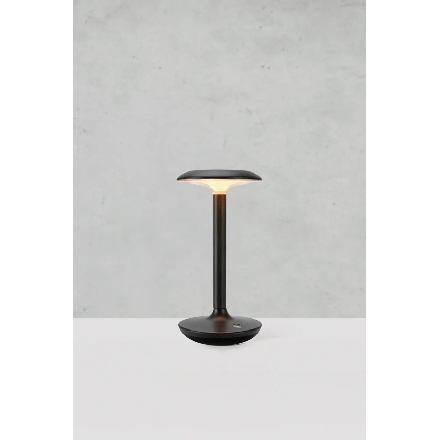 Markslöjd 108918 - Candeeiro de mesa LED para exterior regulável PETIT LED/2W/1800 mAh 2200/2700/3000K IP44 preto