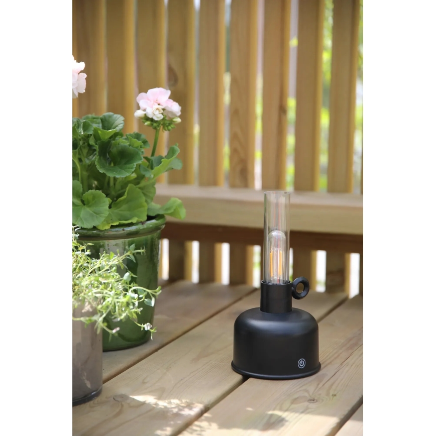 Markslöjd 108919 - Candeeiro de mesa LED para exterior regulável ASTRID LED/2W/1200 mAh IP44 preto