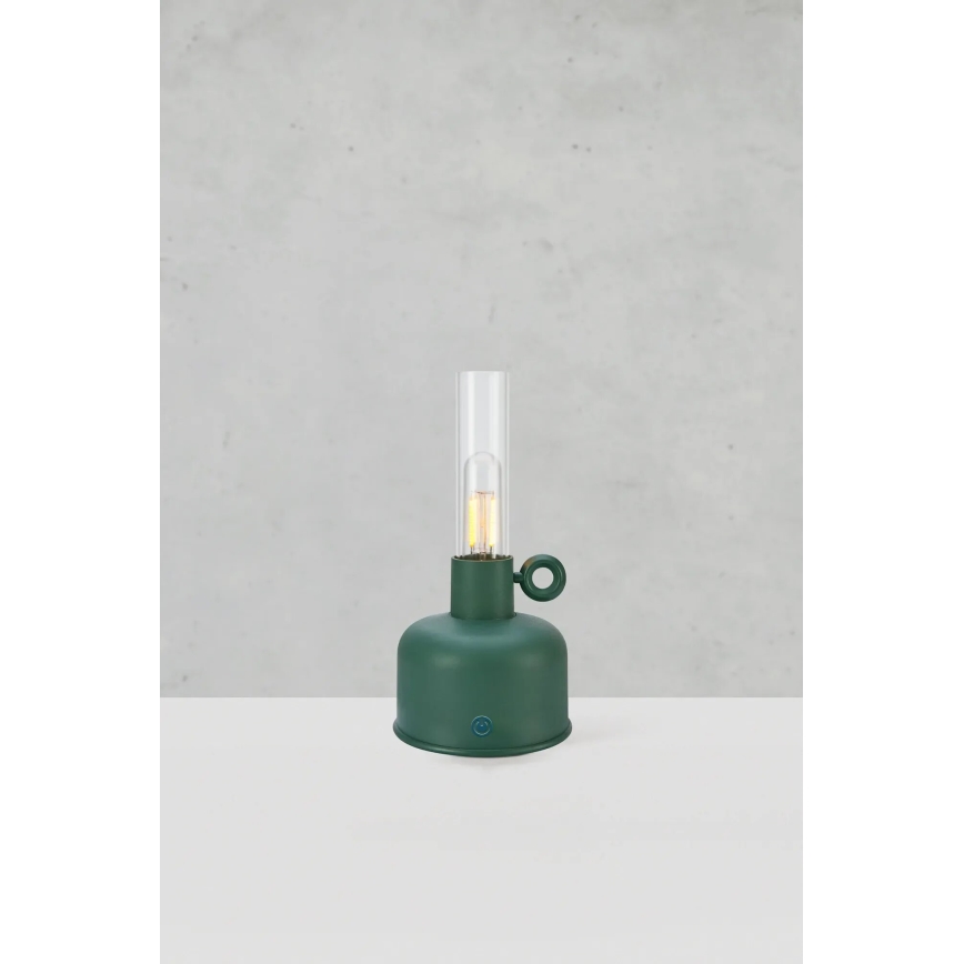 Markslöjd 108920 - Candeeiro de mesa LED para exterior regulável ASTRID LED/2W/1200 mAh IP44 verde