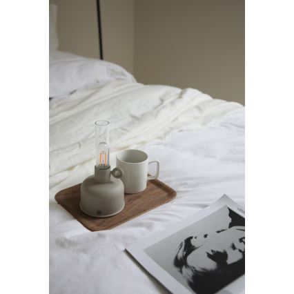 Markslöjd 108921 - Candeeiro de mesa LED para exterior regulável ASTRID LED/2W/1200 mAh IP44 cinzento