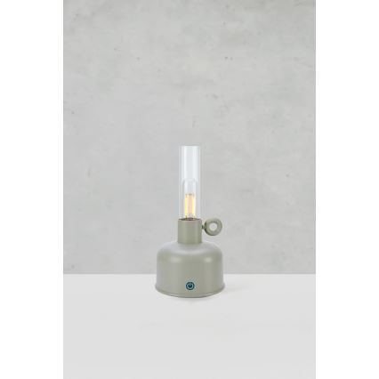 Markslöjd 108921 - Candeeiro de mesa LED para exterior regulável ASTRID LED/2W/1200 mAh IP44 cinzento