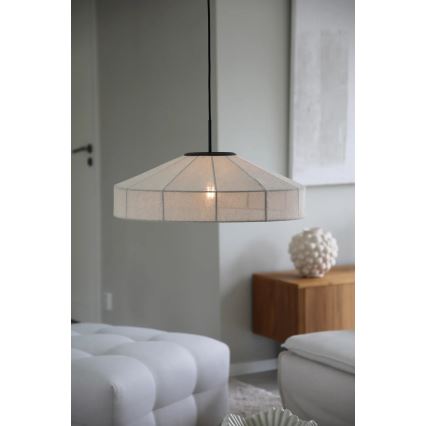 Markslöjd 108955 - Pendente em cabo ALIA 1xE27/60W/230V linho/preto
