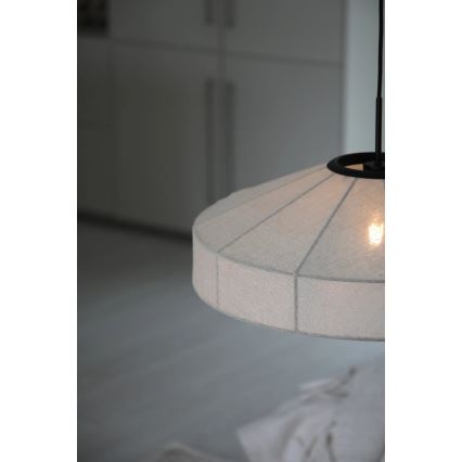 Markslöjd 108955 - Pendente em cabo ALIA 1xE27/60W/230V linho/preto