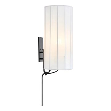 Markslöjd 108960 - Aplique de parede HIKARI 1xE27/60W/230V branco/preto