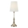 Markslöjd 108970 - Candeeiro de mesa NOBLE 1xE14/40W/230V 66 cm branco/latão