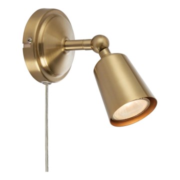 Markslöjd 108978 - Aplique de parede orientável TINY 1xGU10/7W/230V latão