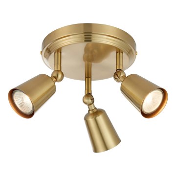 Markslöjd 108980 - Candeeiro de focos TINY 3xGU10/7W/230V em latão