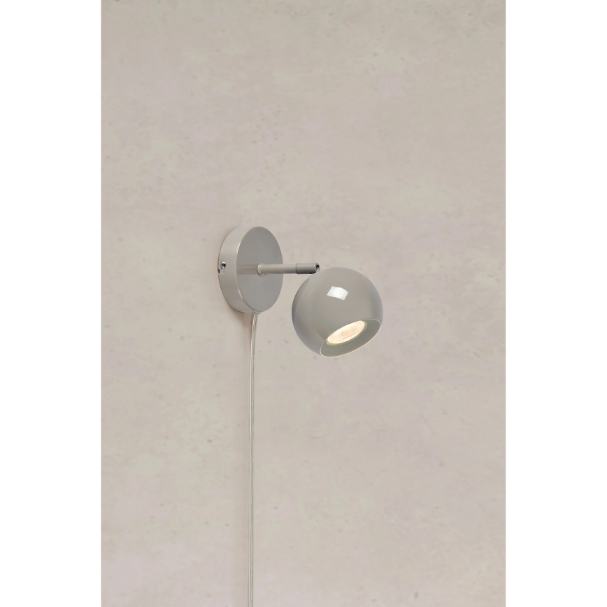 Markslöjd 108983 - Aplique de parede orientável POP 1xGU10/7W/230V cinzento