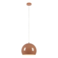 Markslöjd 108987 - Candeeiro suspenso com cabo POP 1xE27/40W/230V Ø 28 cm castanho