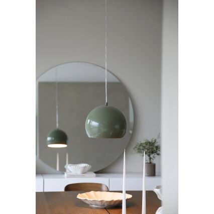 Markslöjd 108988 - Pendente com cabo POP 1xE27/40W/230V diâmetro 28 cm verde