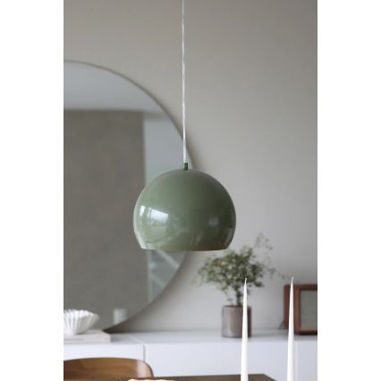Markslöjd 108988 - Pendente com cabo POP 1xE27/40W/230V diâmetro 28 cm verde
