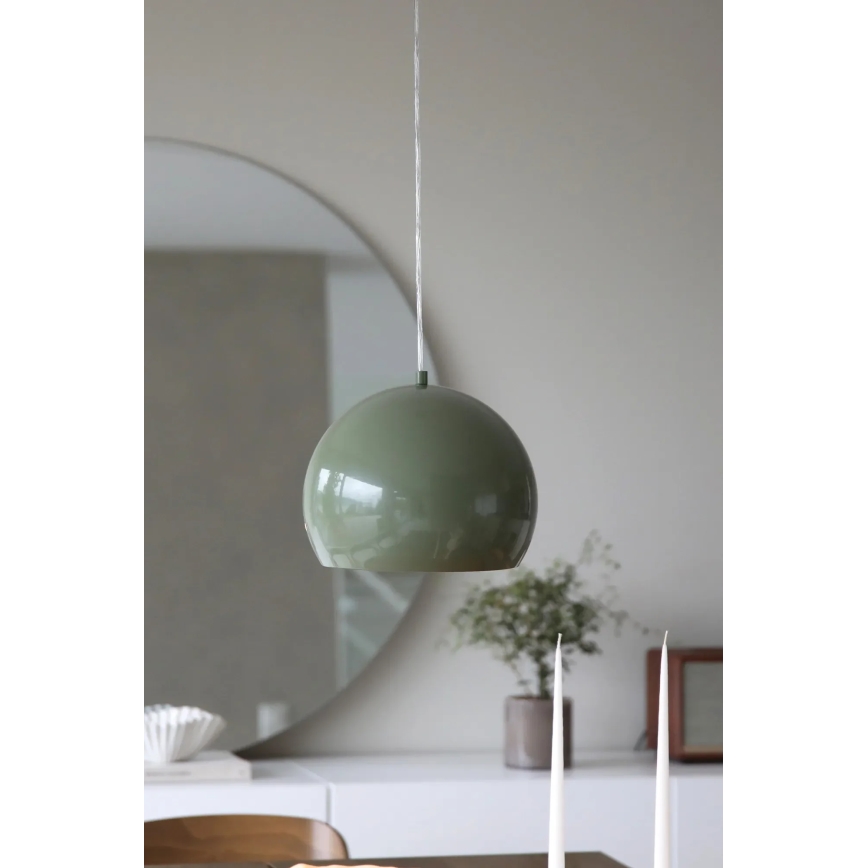 Markslöjd 108988 - Pendente com cabo POP 1xE27/40W/230V diâmetro 28 cm verde