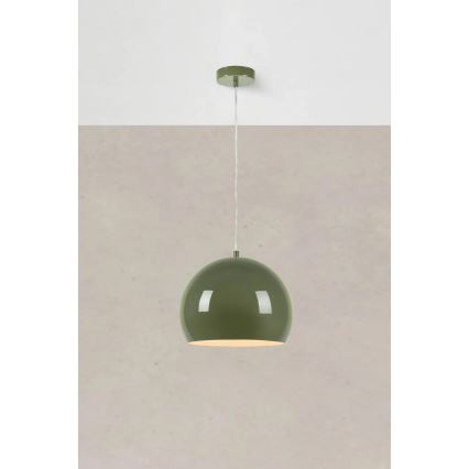 Markslöjd 108988 - Pendente com cabo POP 1xE27/40W/230V diâmetro 28 cm verde