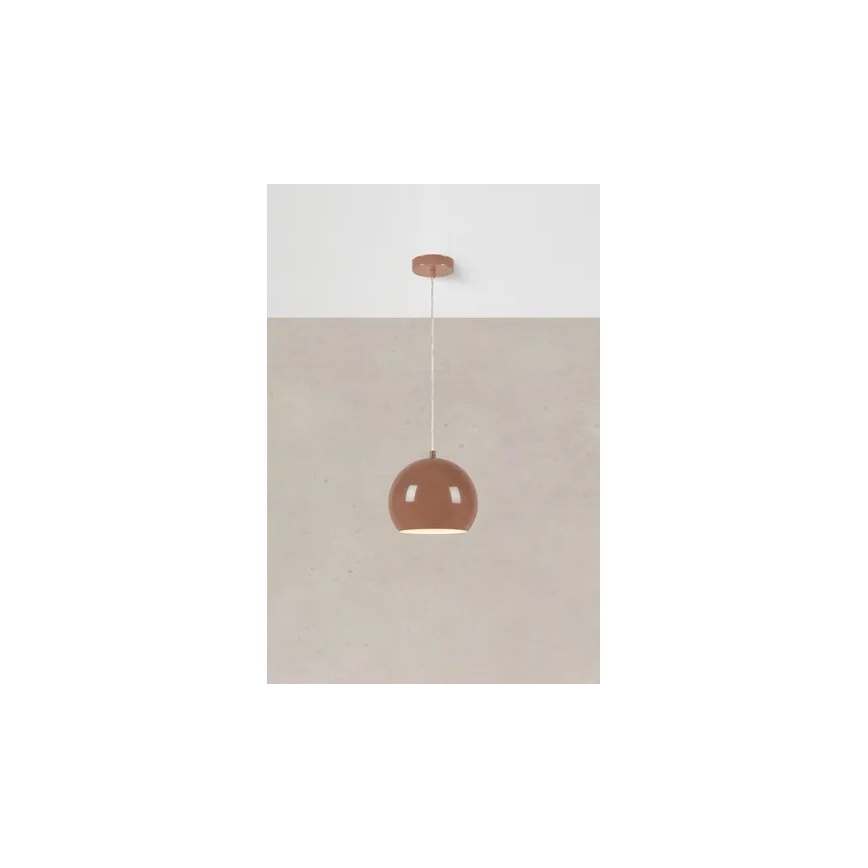 Markslöjd 108990 - Lustre pendente POP em cabo, 1xGU10/7W/230V, diâmetro 20 cm, castanho